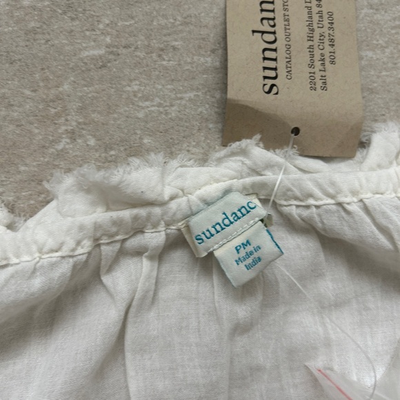 Sundance Doen Sezane Daisy Chain petite medium blouse NWT - Picture 4 of 4